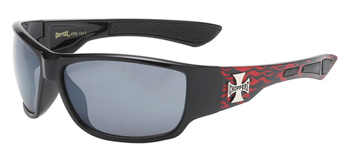 Choppers 6721 Black Red | Biker Sunglasses