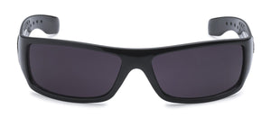 Locs 9003 Red Bandana Black Sunglasses | Front View