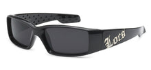 Load image into Gallery viewer, Locs 9052 Black | Gangster Sunglasses