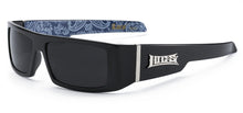 Load image into Gallery viewer, Locs 9058 Black Blue Bandana | Gangster Sunglasses