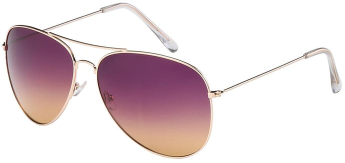 Aviator 106 Gold Blue-Pink | Classic Pilot Sunglasses