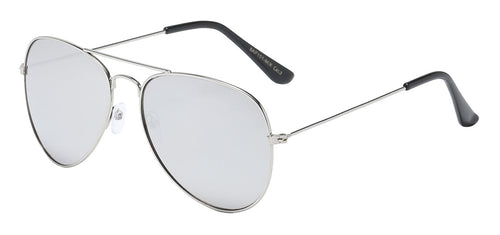 Aviator 101 Silver Mirror | Classic Pilot Sunglasses