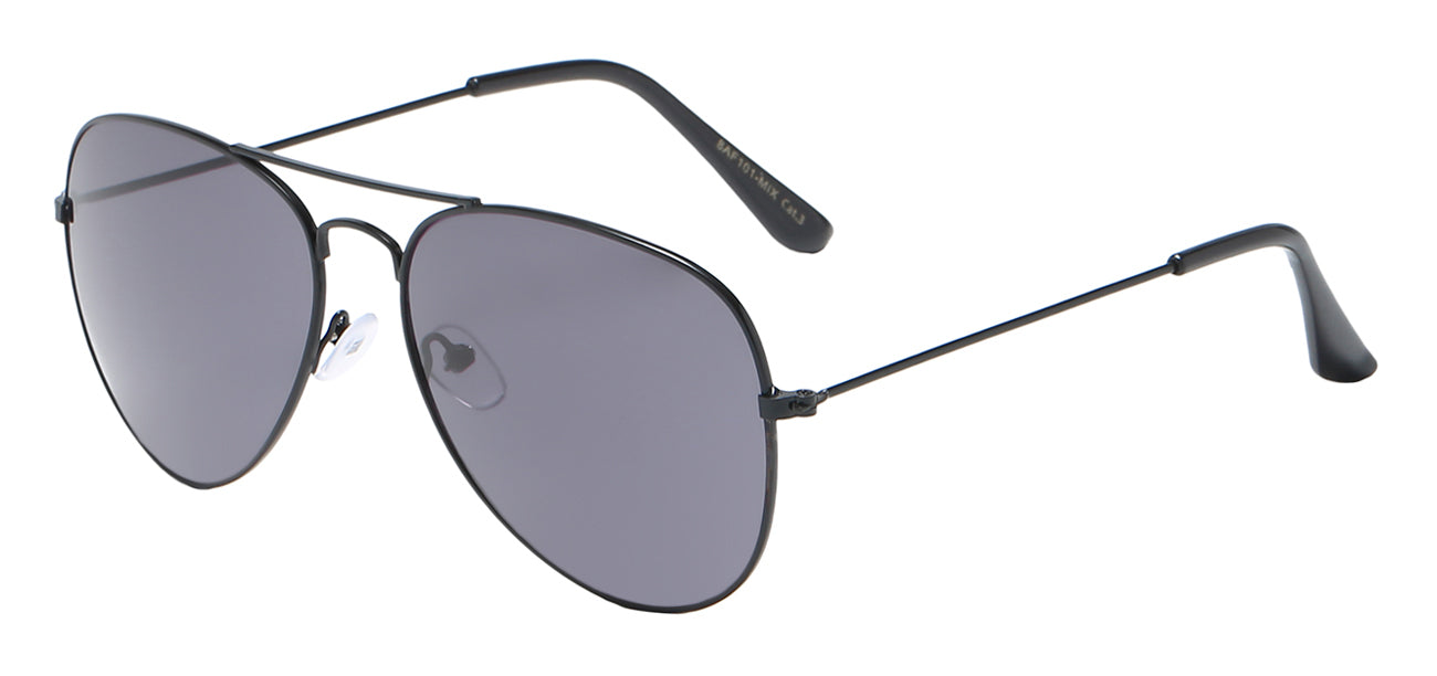 Aviator 101 Black | Classic Pilot Sunglasses