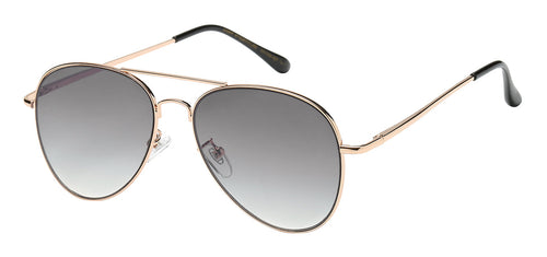 Aviator 588 Gold Smoke | Classic Pilot Sunglasses