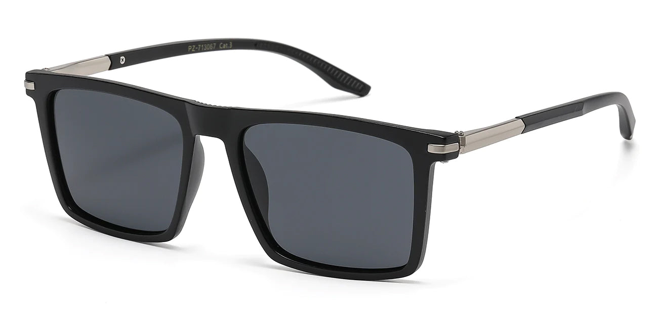 Polarized 713067 Matte Silver | Glare-Blocking Sunglasses