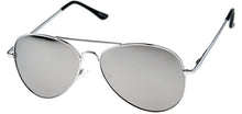 Load image into Gallery viewer, Aviator 30011S Silver Mirror Sunglasses | Main View