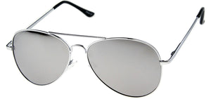 Aviator 30011S Silver Mirror Sunglasses | Main View