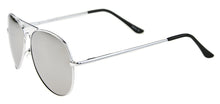 Load image into Gallery viewer, Aviator 30011S Silver Mirror Sunglasses | Side View