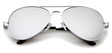 Load image into Gallery viewer, Aviator 30011S Silver Mirror | Premium Military Sunglasses