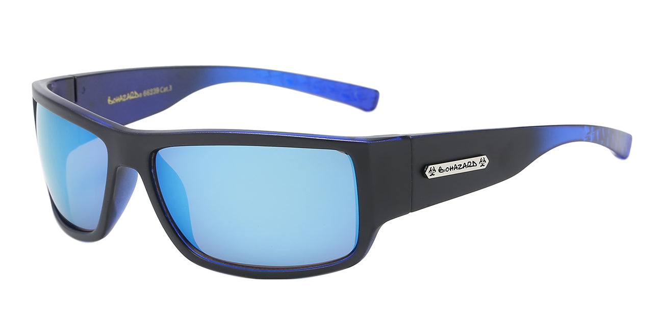 Biohazard 66239 Matte Blue Mirror | Skater Surfer Punk