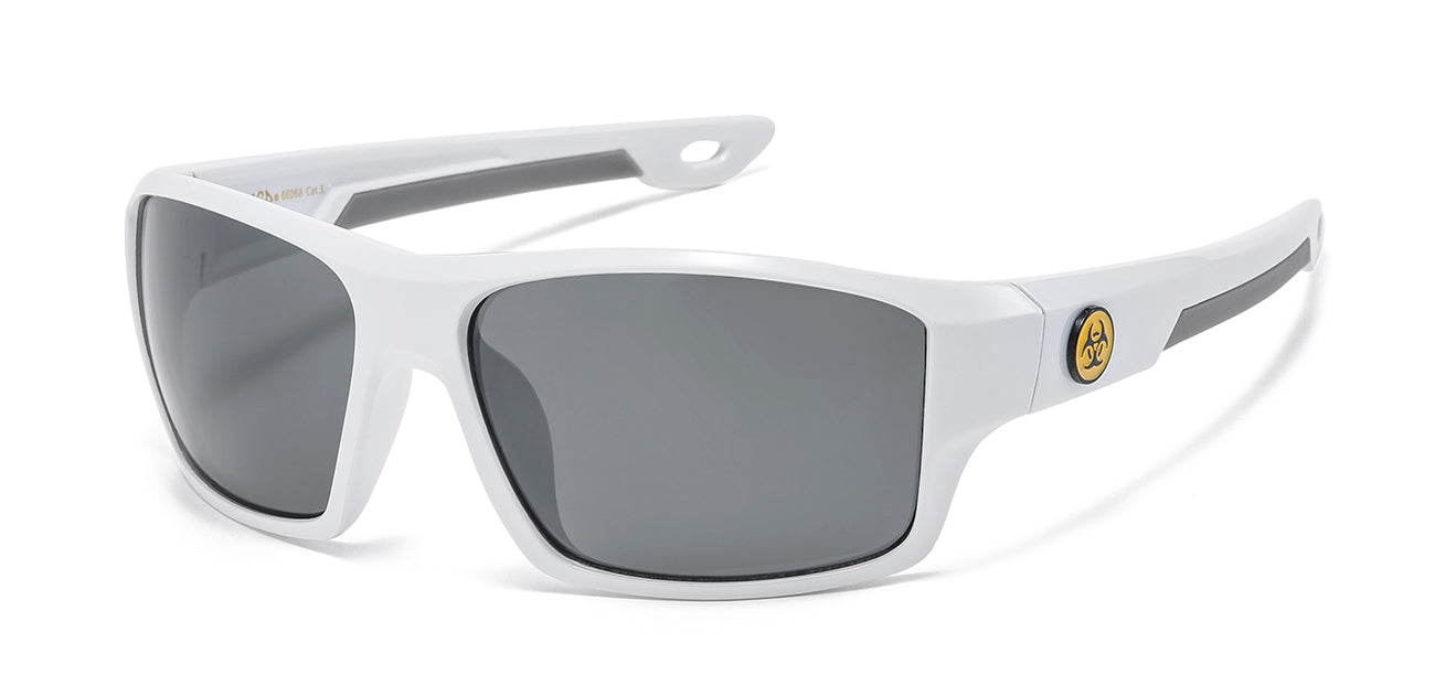 Biohazard 66268 Shiny White | Skater Surfer Sunglasses