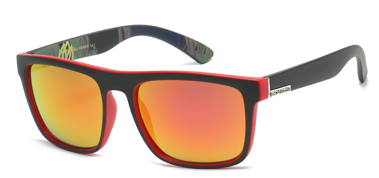 Biohazard 66274 Matte Red | Skater Surfer Sunglasses