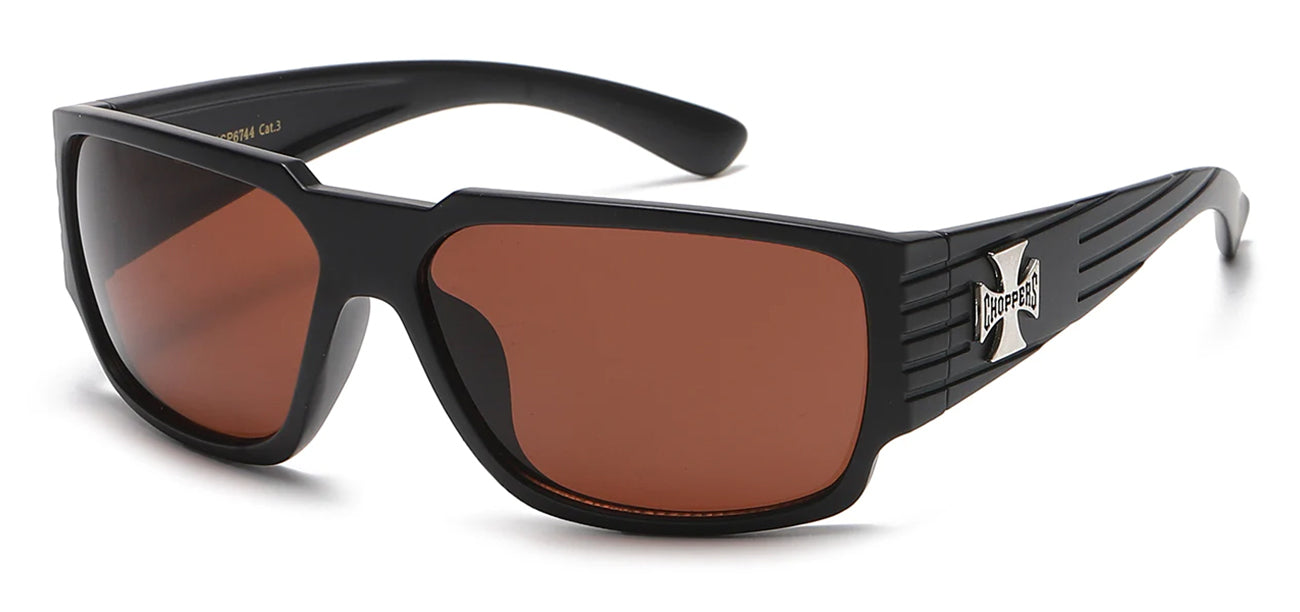 Choppers 6744 Black Brown | Biker Sunglasses