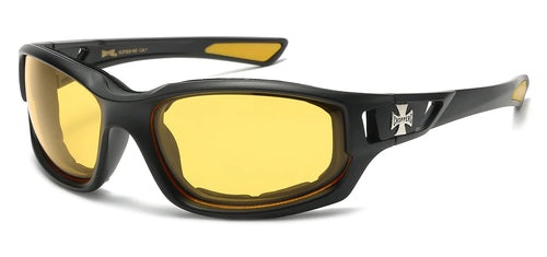 Choppers 935 Matte Yellow | Biker Sunglasses