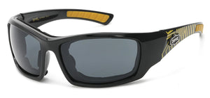 Choppers 942 Black Yellow | Biker Sunglasses