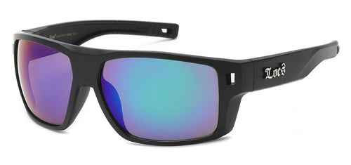 Locs 91179 Matte Blue-Green | Gangster Sunglasses