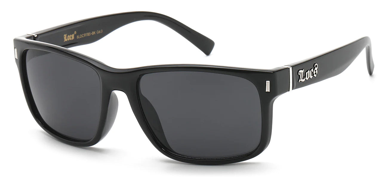 Locs 91185 Black Sunglasses | Gangster Classic Designer