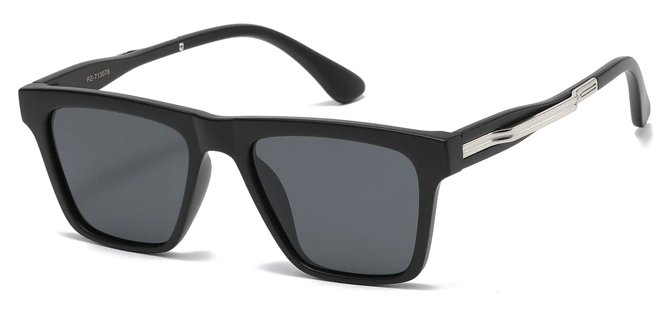 Polarized 713078 Matte Silver | Glare-Blocking Sunglasses