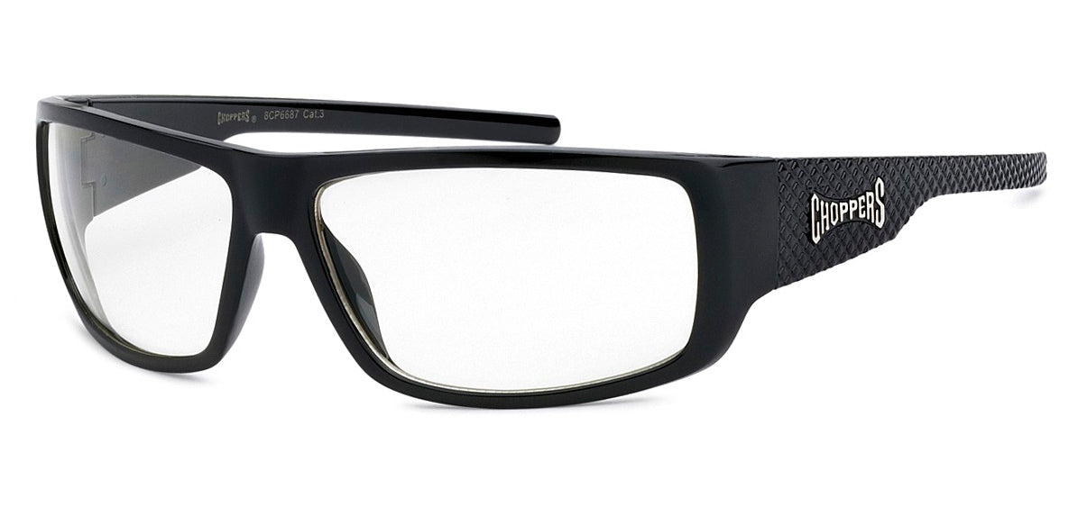 Choppers 6687 Black Clear | Biker Sunglasses