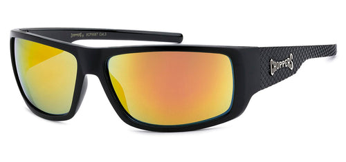 Choppers 6687 Black Yellow | Biker Sunglasses