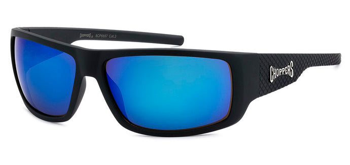 Choppers 6687 Matte Blue | Biker Sunglasses