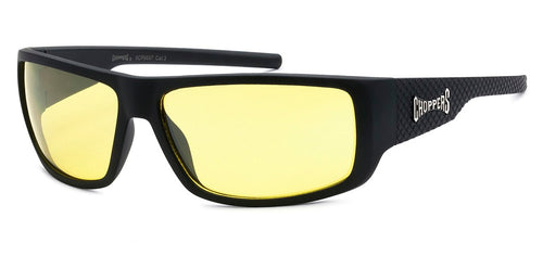 Choppers 6687 Matte Yellow | Biker Sunglasses