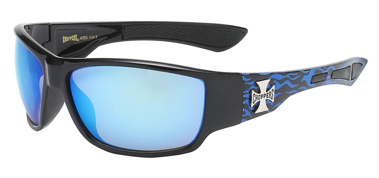Choppers 6721 Blue Revo | Biker Sunglasses