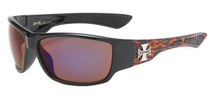 Choppers 6721 Orange Revo | Biker Sunglasses