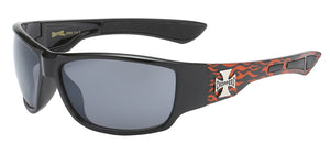 Choppers 6721 Black Orange | Biker Sunglasses