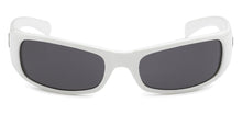 Load image into Gallery viewer, Locs 9005 White Sunglasses | Front View