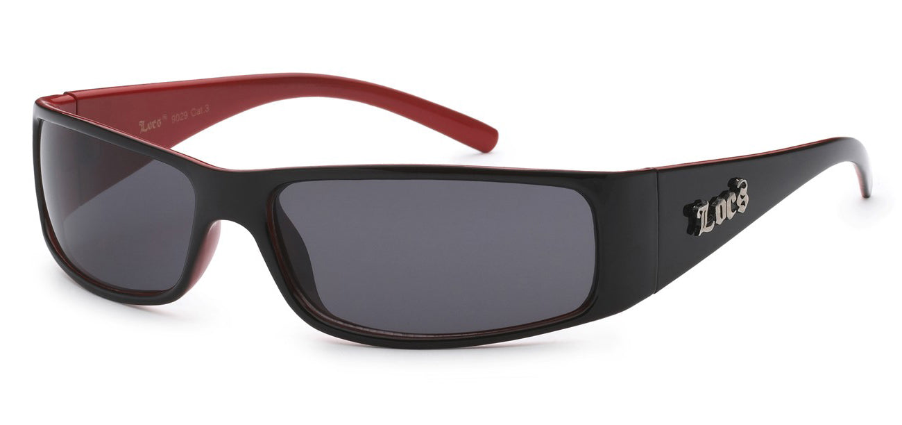 Locs 9029 Black Red | Gangster Sunglasses