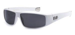 Locs 9035 White | Gangster Sunglasses