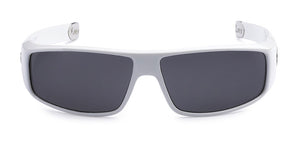 Locs 9035 White Sunglasses | Front View