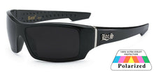 Load image into Gallery viewer, Locs Polarized 9054 Black | Gangster Sunglasses