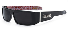 Load image into Gallery viewer, Locs 9058 Black Red Bandana | Gangster Sunglasses