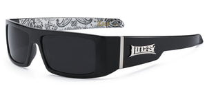 Locs 9058 Black White Bandana | Gangster Sunglasses
