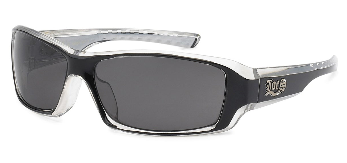 Locs 91042 Black Clear | Gangster Sunglasses