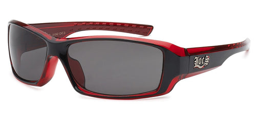 Locs 91042 Black Red | Gangster Sunglasses