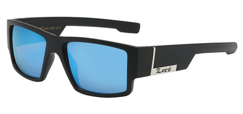 Locs 91085 Matte Blue Mirror | Gangster Sunglasses