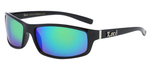 Locs 91116 Black Revo Mirror | Gangster Sunglasses