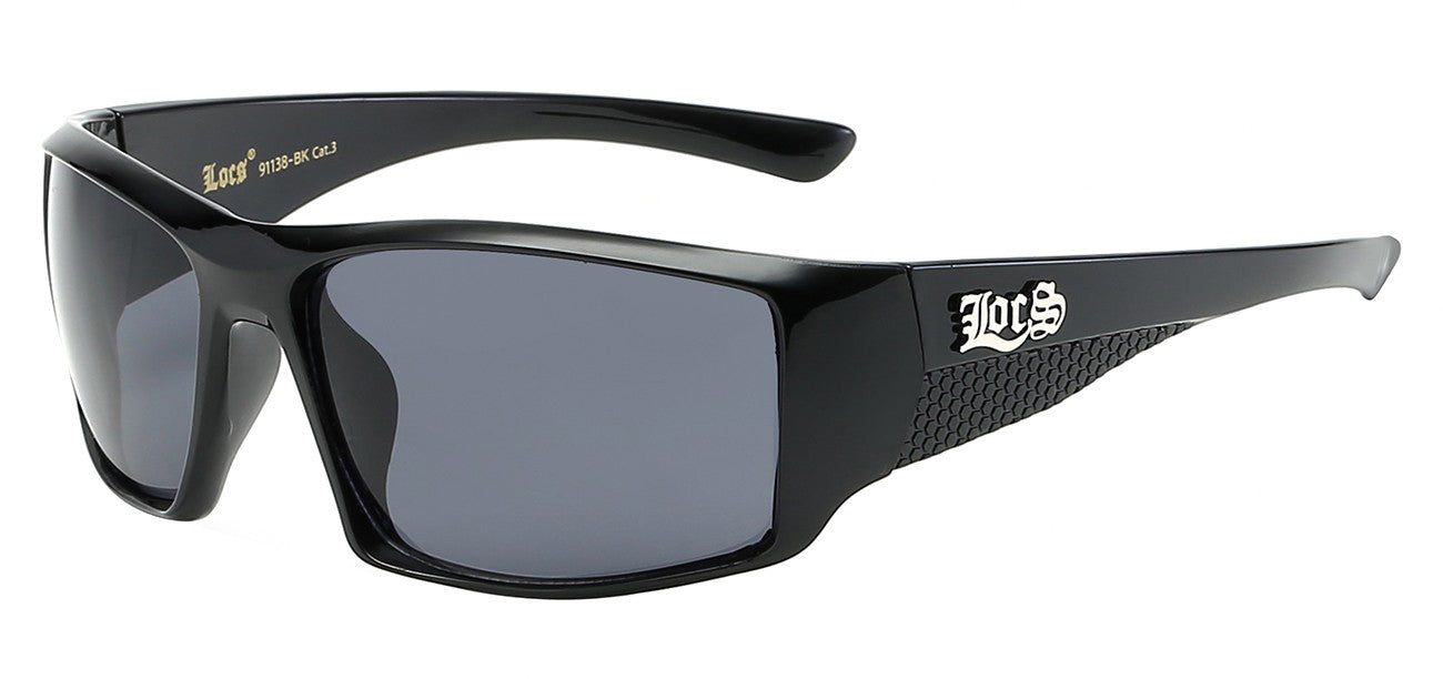 Locs 91138 Black | Gangster Sunglasses