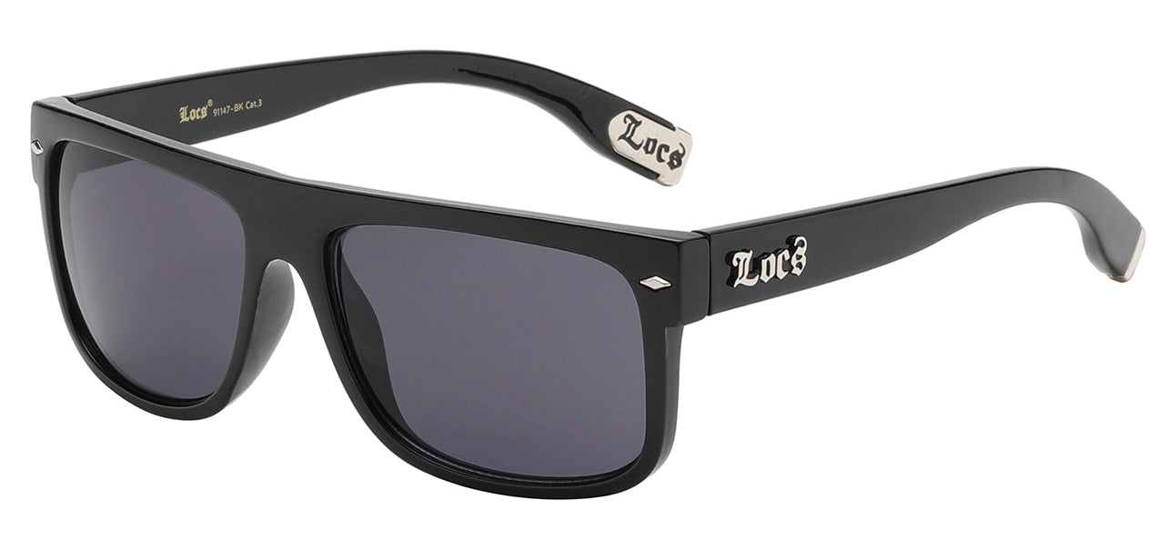 ⭐️【thug1016】⭐️ Amazon.com: Locs 91070 Black Sunglasses | Authentic Hardcore