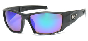 Locs 91159 Matte Purple-Green Sunglasses | Gangster Sunglasses