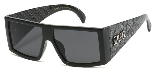 Locs 91160 Black Silver Bandana | Gangster Sunglasses