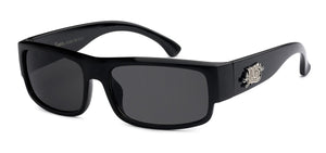 Locs 91065 Black | Gangster Sunglasses 