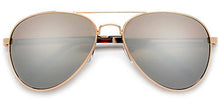 Load image into Gallery viewer, Triple Crown CHP Gold Mirror Sunglasses | Main View