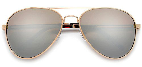 Triple Crown CHP Gold Mirror Sunglasses | Main View