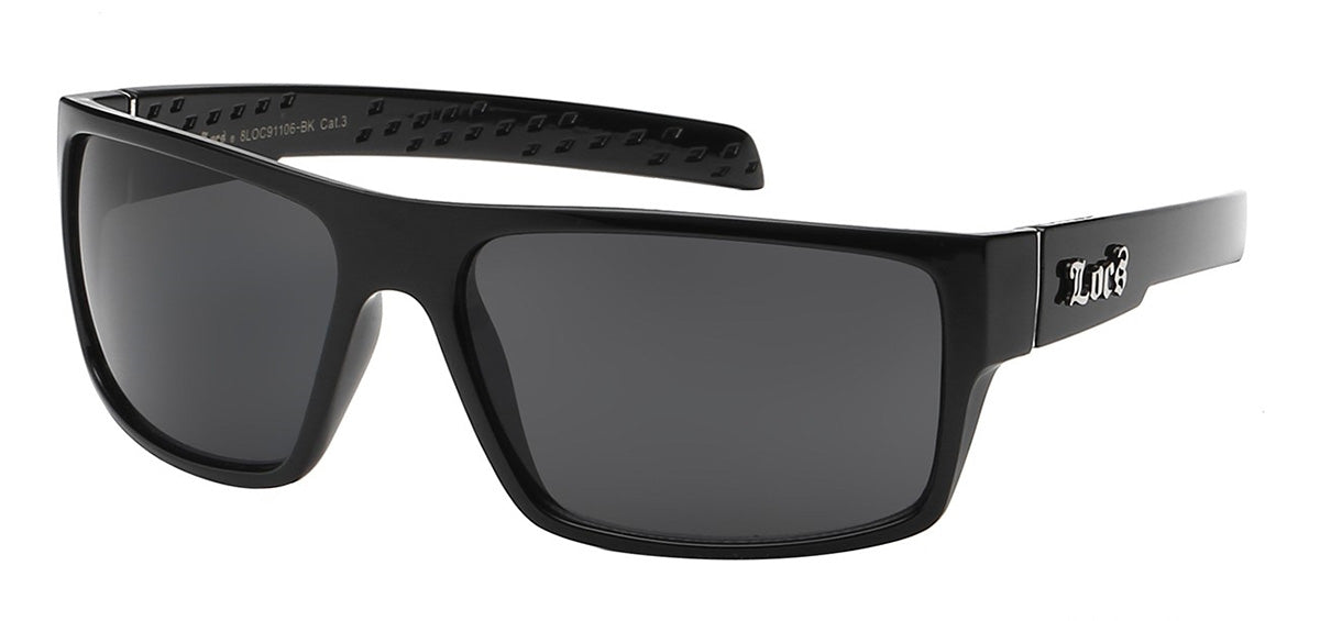 Locs 91106 Black | Gangster Sunglasses 