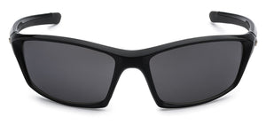 XLoop 2446 Black-Matte Sunglasses | Front View
