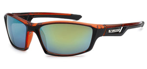 X Loop Wrap Sunglasses For Men – UV400 Polycarbonate Lenses For Cycling & Running